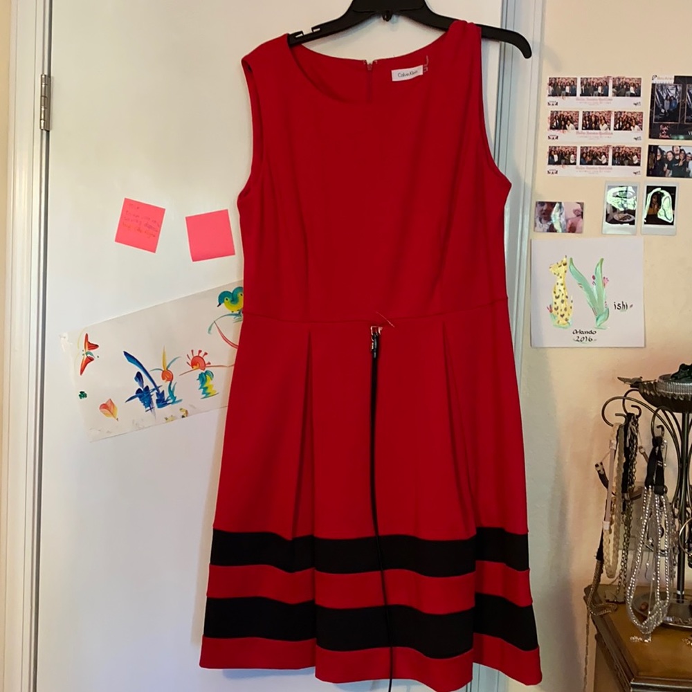 Royal Red Formal Mid-Length Dress NEVER WORN